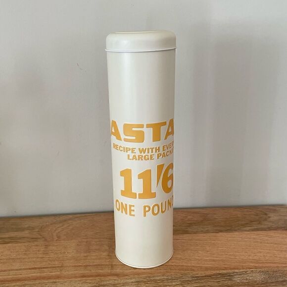 🇬🇧VINTAGE style metal pasta container - Picture 2 of 13